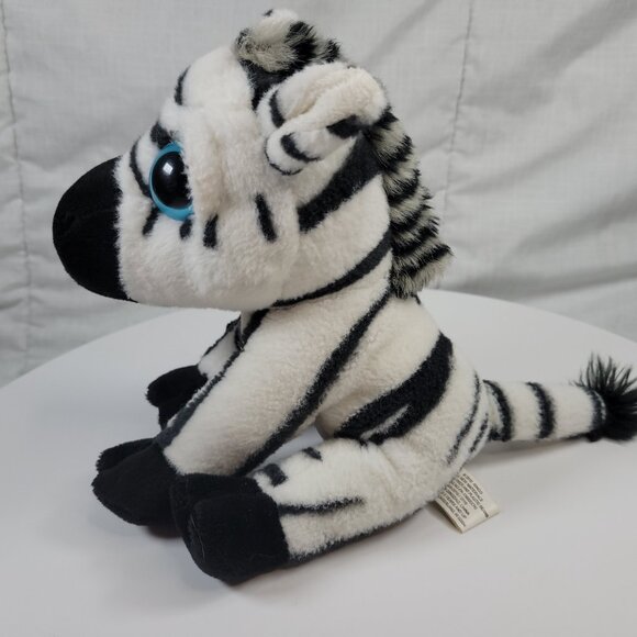 Zebra Plush Stuffed Animal 7" - Picture 4 of 9